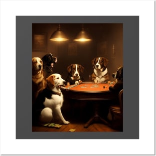 Dogs Poker Posters and Art